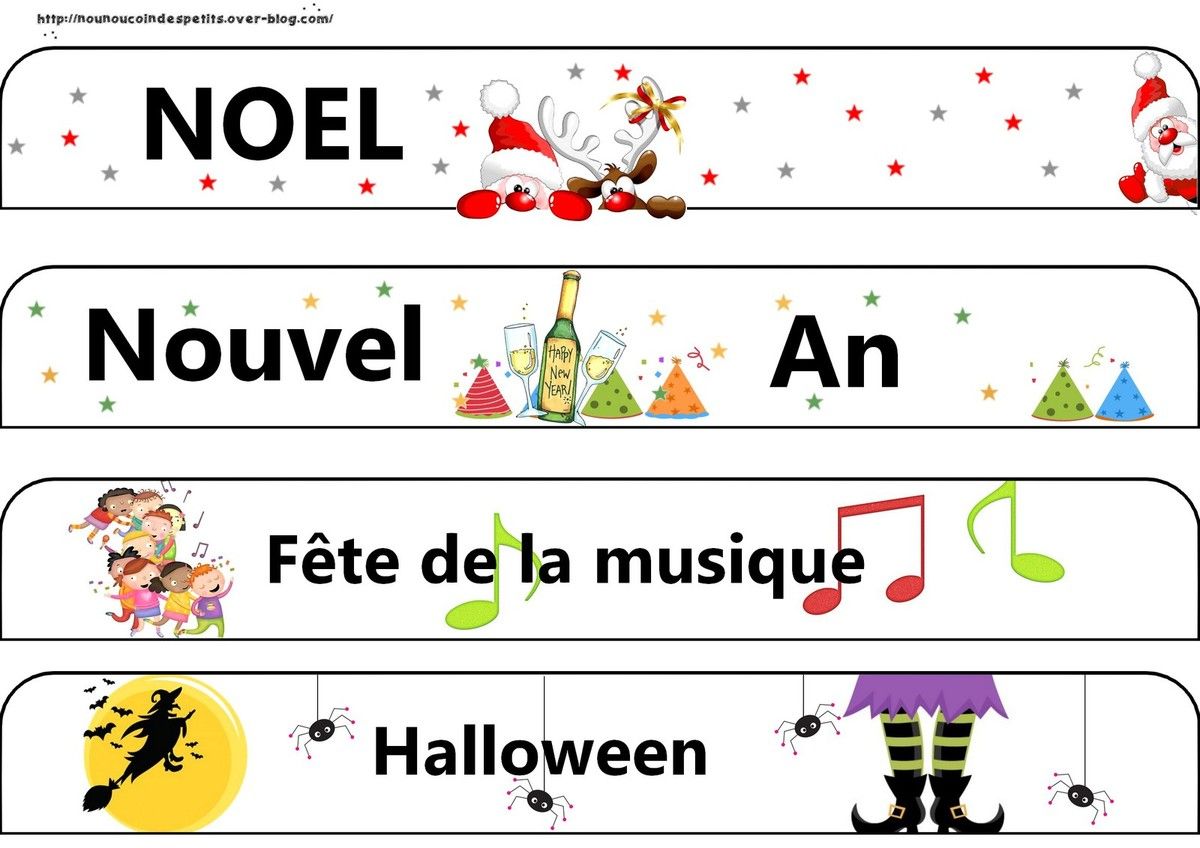 .. intercalaires par thème a imprimer ..