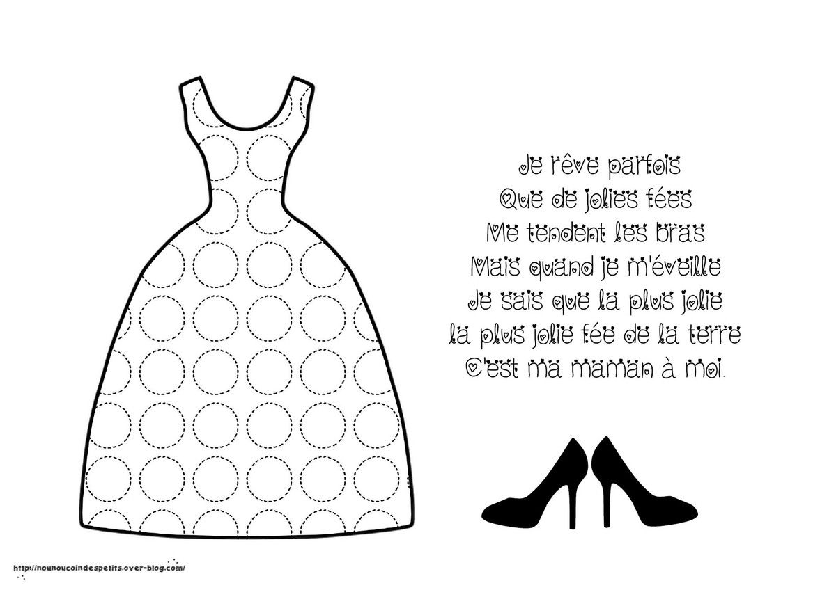 .. la robe de maman gommette ..