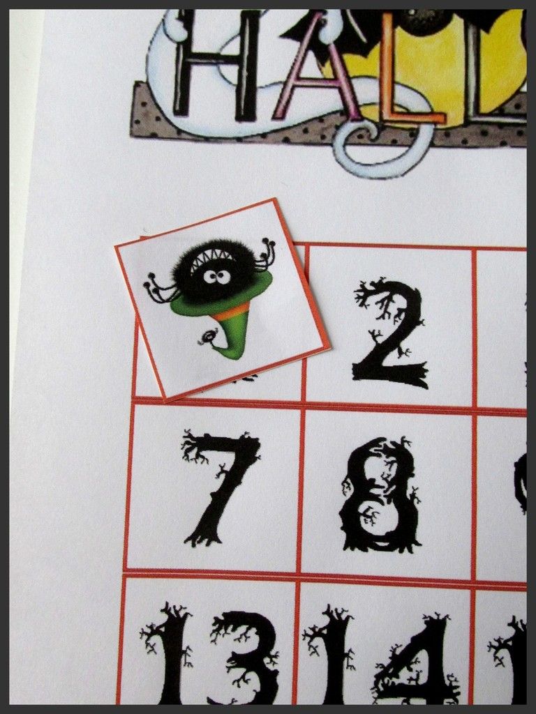 .. Calendrier d'halloween ..
