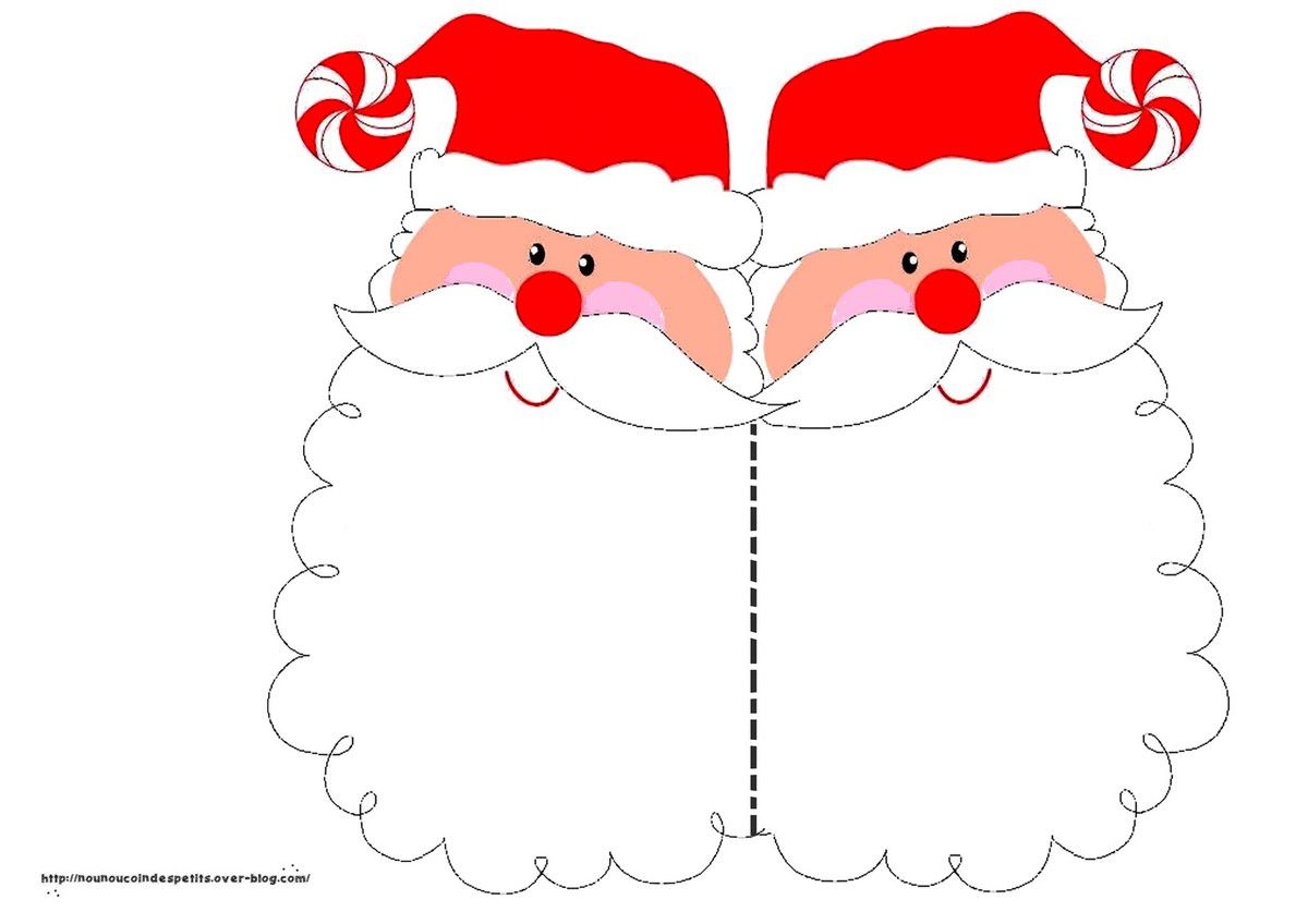 Carte " Joyeux Noel " Père Noel .. - Le blog de nounoucoindespetits