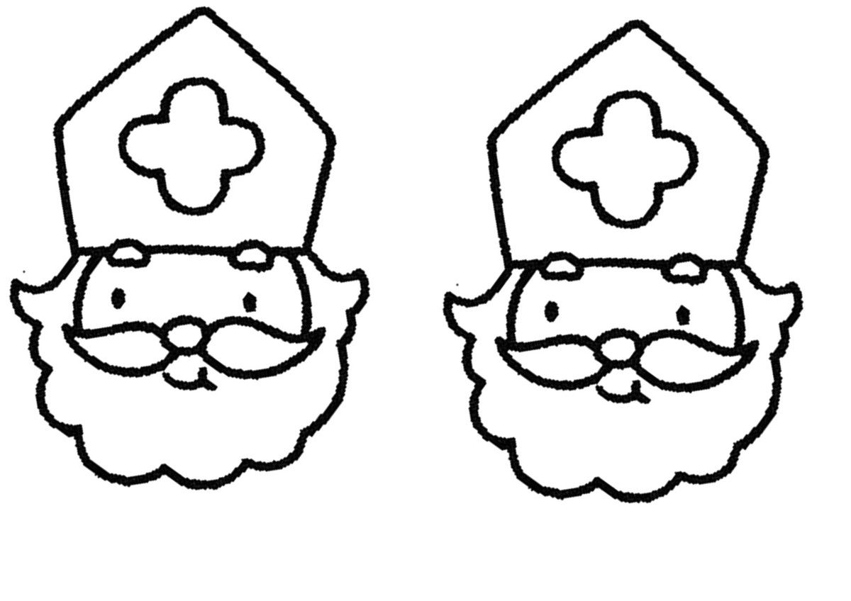 Saint nicolas, Coloriage, Activité maternelle