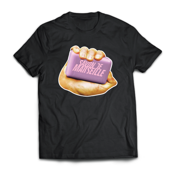 T-shirt: France - Savon de Marseille - Style Fight Club - disponible en T-shirt, débardeur, sweatshirt, casquette, mug, tasse, sac, bag, badge, body, etc...