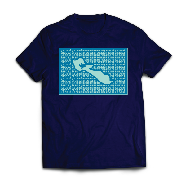 T-shirt: France - Poitou-Charentes - Ile de Ré - disponible en T-shirt, débardeur, sweatshirt, casquette, mug, tasse, sac, bag, badge, body, etc...
