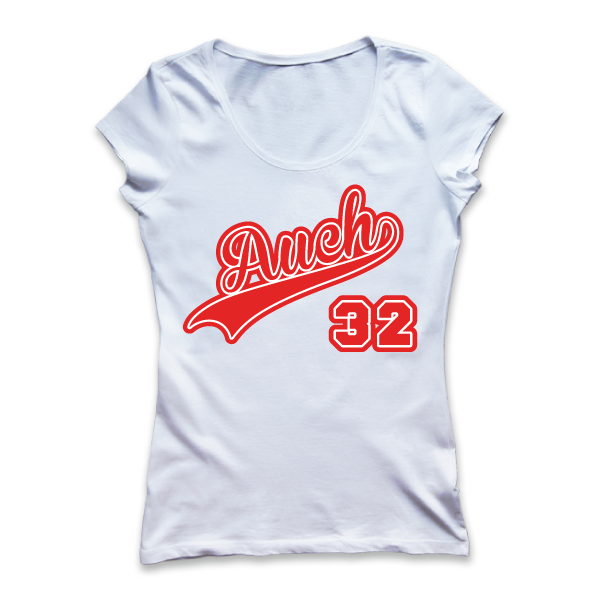 T-shirt: France - Midi-Pyrénées - Auch - Ville - 32 - disponible en T-shirt, débardeur, sweatshirt, casquette, mug, tasse, sac, bag, badge, body, etc...
