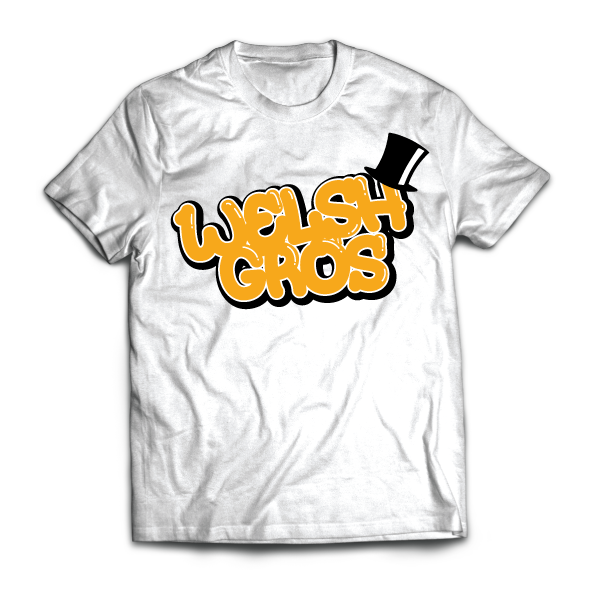 T-shirt: Nord-Pas-de-Calais - Welsh gros - disponible en T-shirt H/F, débardeur, sweatshirt, casquette, mug, tasse, sac, bag, badge, body, etc...