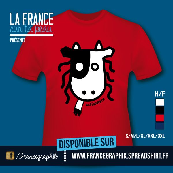 T-shirt: France - Auvergne - Rastarverne d'Auvergne - disponible en T-shirt, débardeur, sweatshirt, casquette, mug, tasse, sac, bag, badge, body, etc...