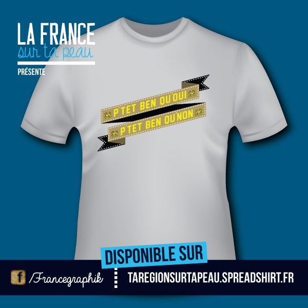 T-shirt France - Basse et Haute Normandie - Expression Normande.
