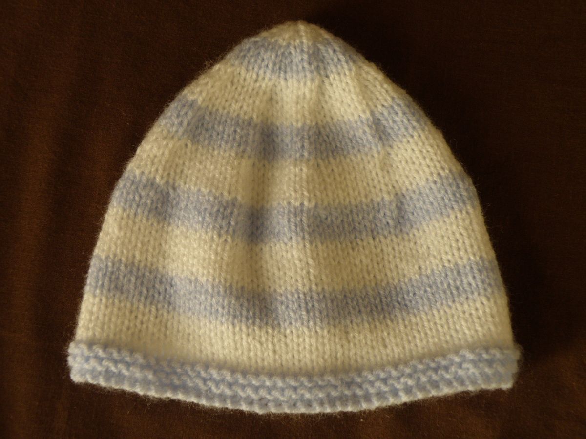 tricoter un bonnet 24 mois