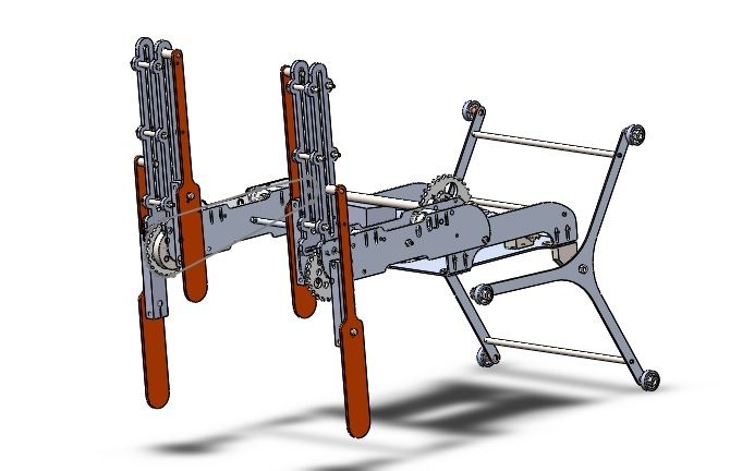 CAO robot - Robot Marcheur 2015