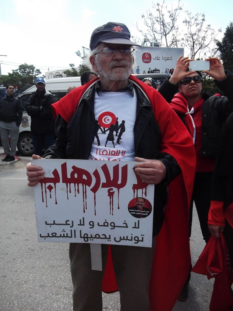 Tunis jour 8 – Marche contre le terrorisme et balade dans la ville