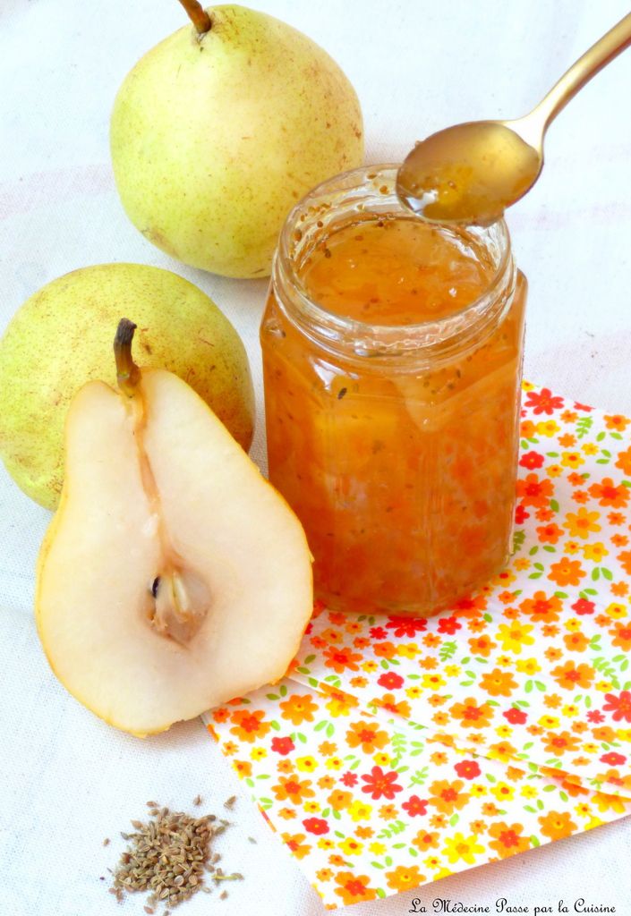 Confiture Poire Ananas Et Anis Vert La M Decine Passe Par La Cuisine