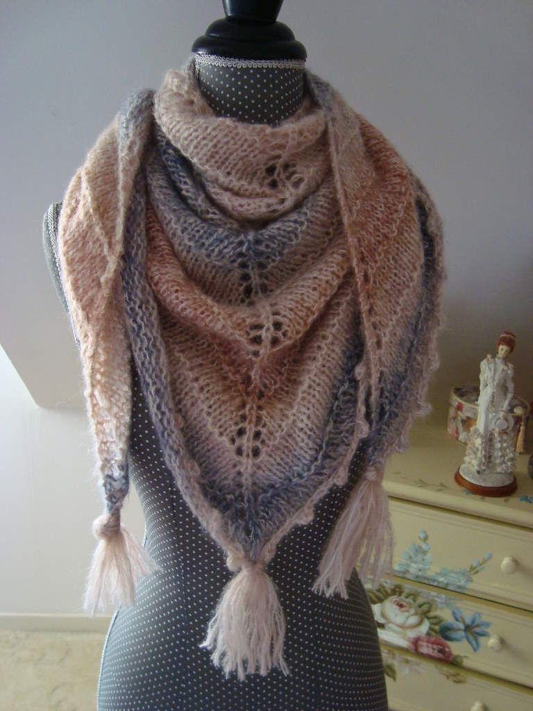 modele chale tricot phildar