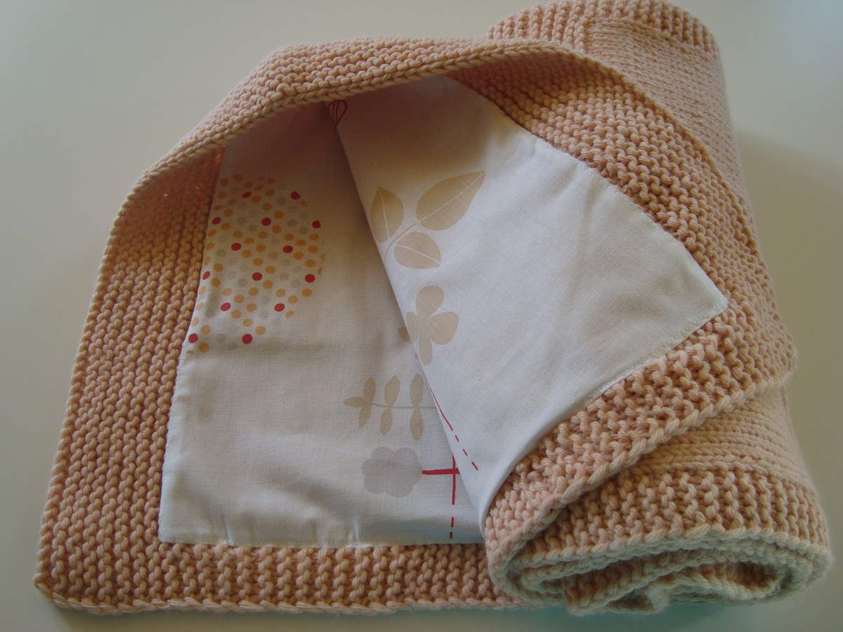 Couverture bébé en laine Partner 6 de Phildar coloris poudre - De fil en  aiguille de maille en maille