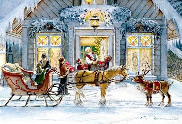 Images des Noël d'autrefois - L'autre côté du miroir