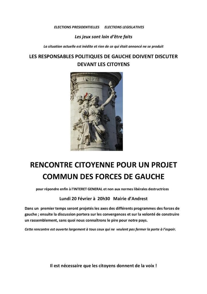 rencontre pour projet