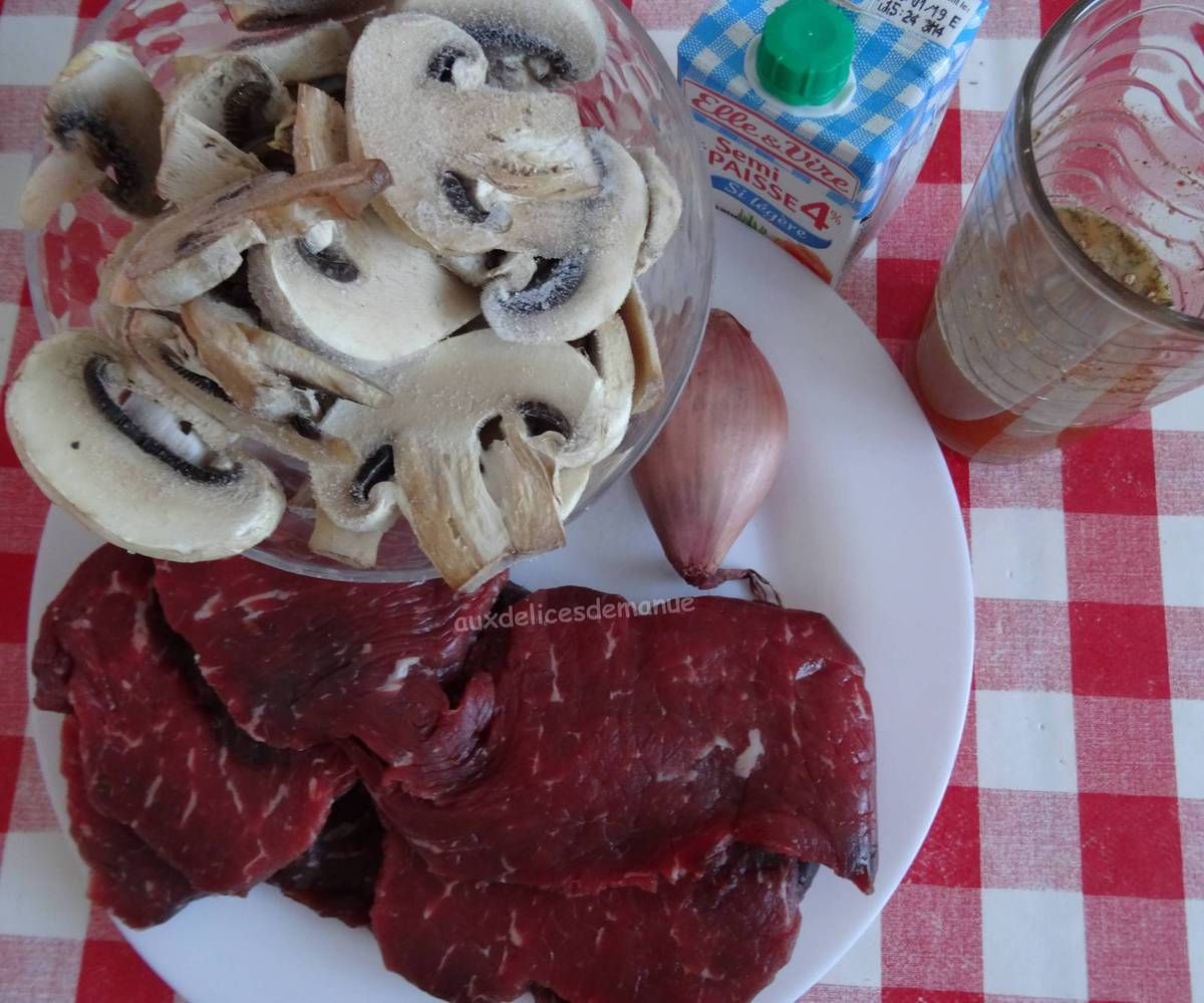 Bœuf Stroganoff, recette facile et rapide auxdelicesdemanue