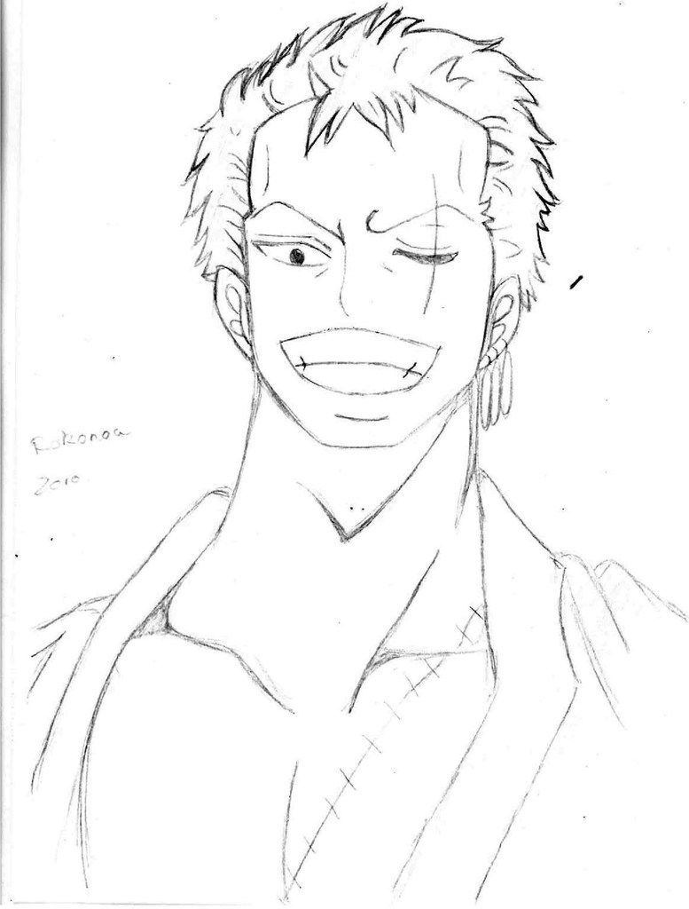 Dessin Zoro One Piece Noir Et Blanc Image Associée Dessiner Luffy, Tutoriel Dessin Manga,, 43% OFF