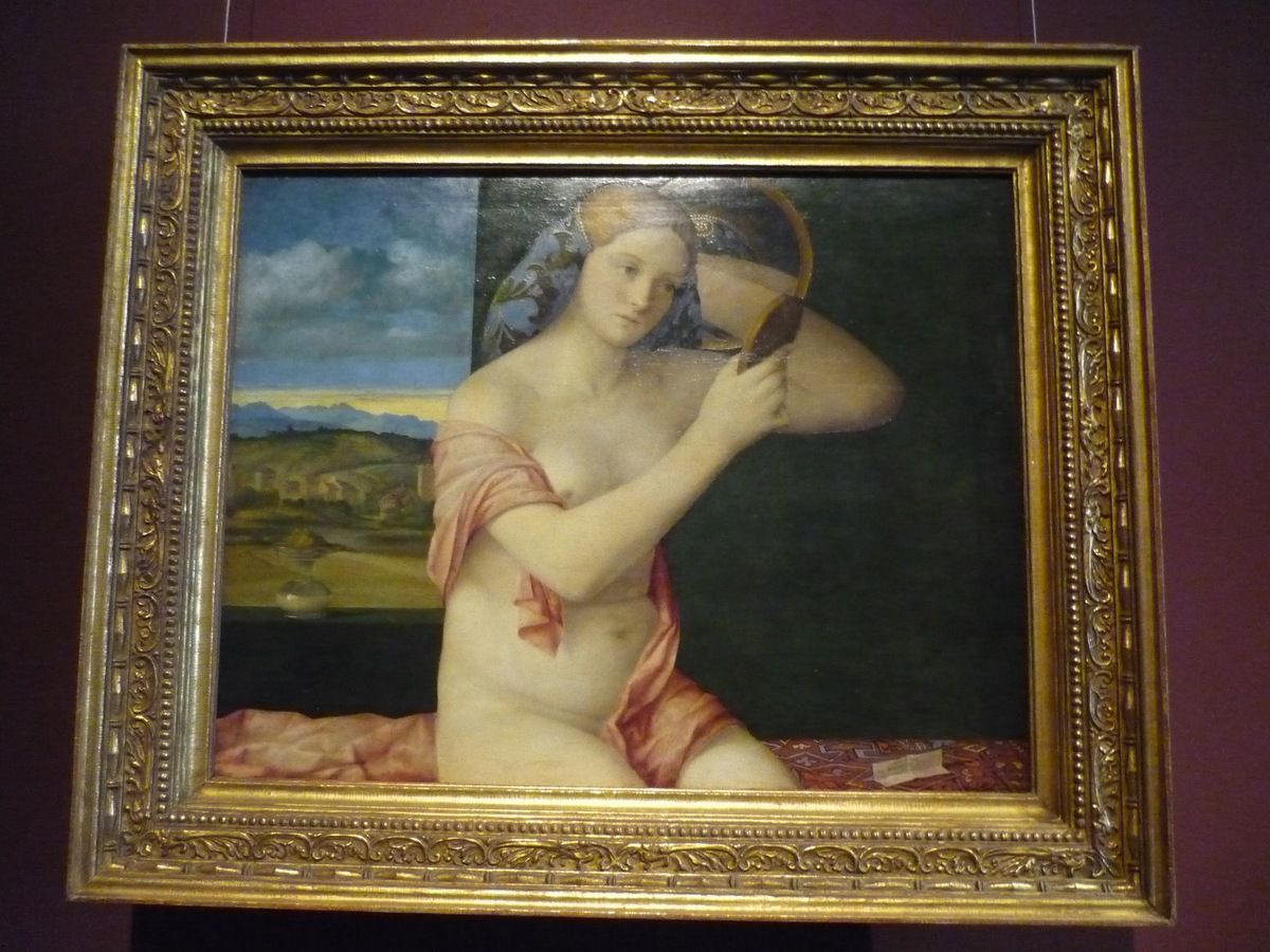 Giovanni Bellini, Junge Frau bei der Toilette, 1515