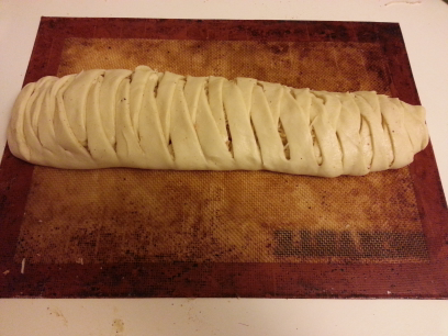 Tresse béchamel-jambon