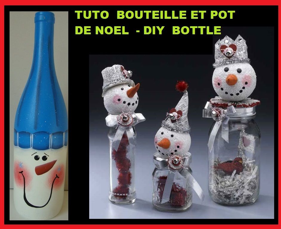 diy tuto tutoriel bouteille bottle plastique récup christmas a gogo