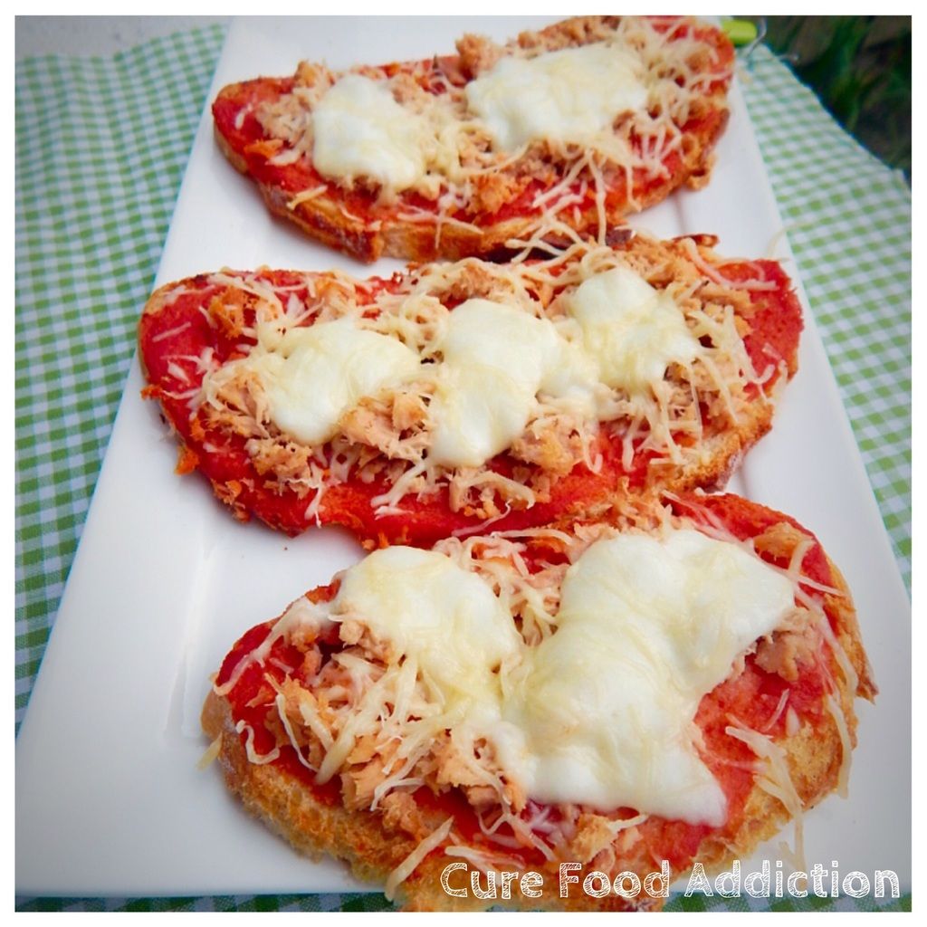Tartines façon pizza La Cure D'une Food Addict