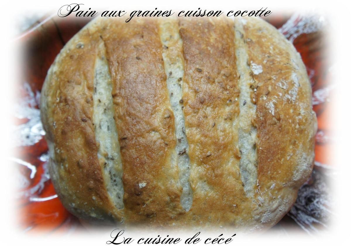 Pain aux graines cuisson cocotte