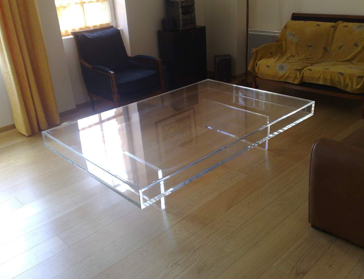 Table basse en Plexiglas - LA MAISON DU PLEXI