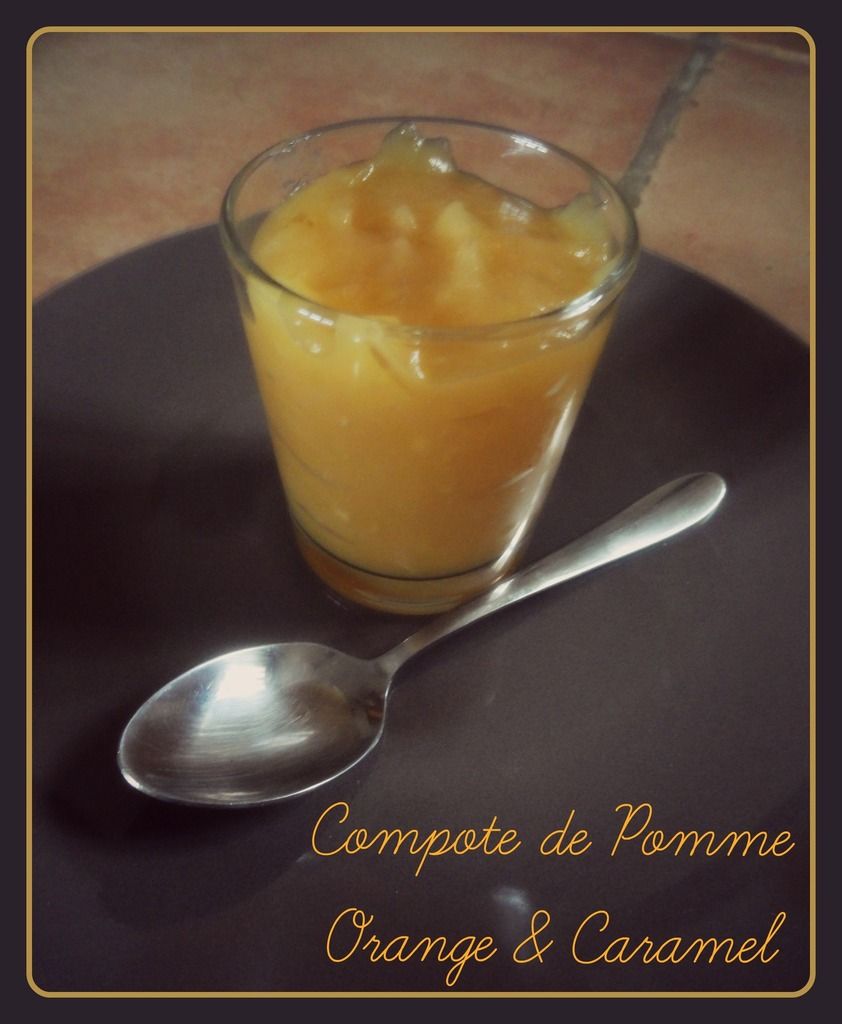 Compote de pomme, orange et caramel Les Recettes de Virgin'
