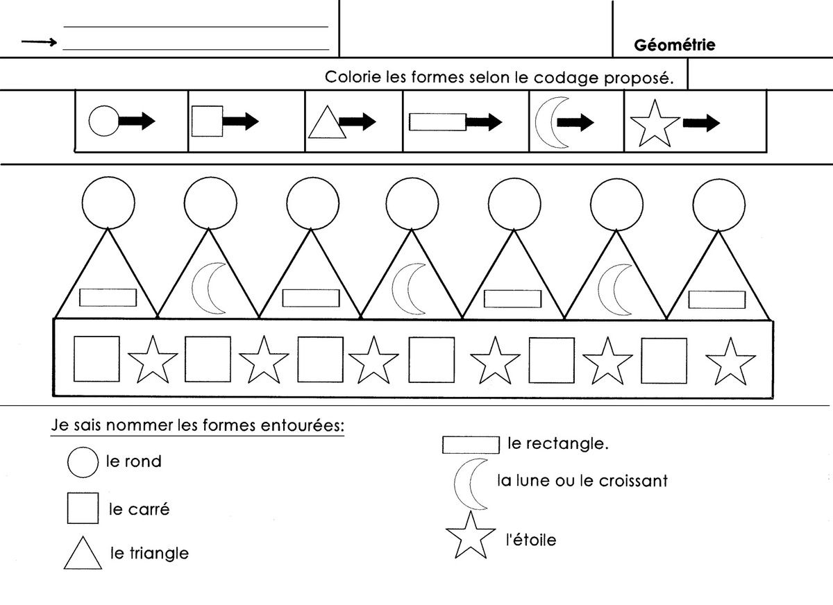 LES ROIS formes école maternelle Gellow LES ROIS formes