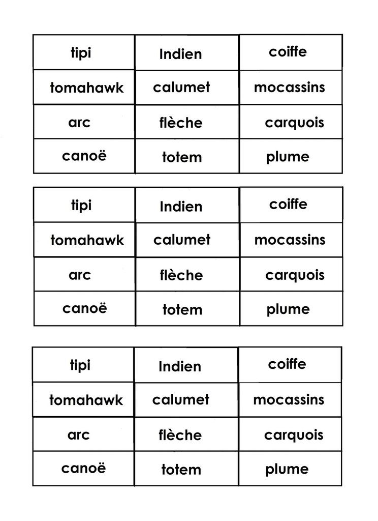 Il A De La Culture En Amérique Mots Fléchés indiens - école maternelle Gellow