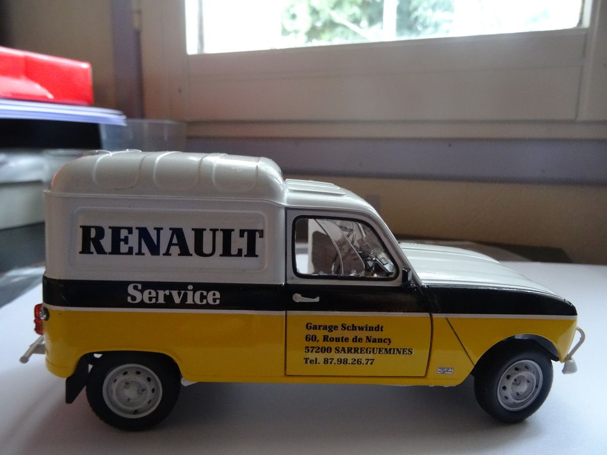 maquette 4l fourgonnette