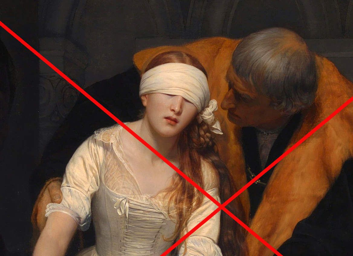 Le Supplice de Jane Grey , 1853 - Histoire des Arts