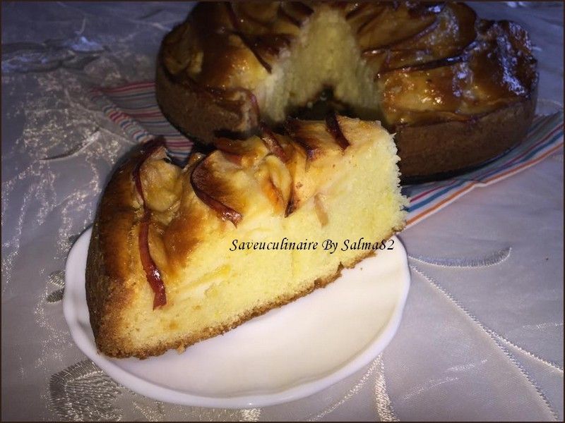 Gâteau au pomme façon tarte