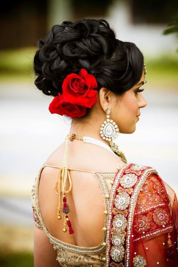 Glamorous Indian Wedding Hairstyles Simplehairstyles