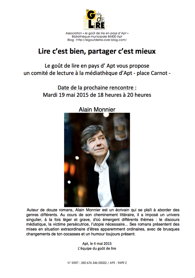 rencontre auteur bibliotheque