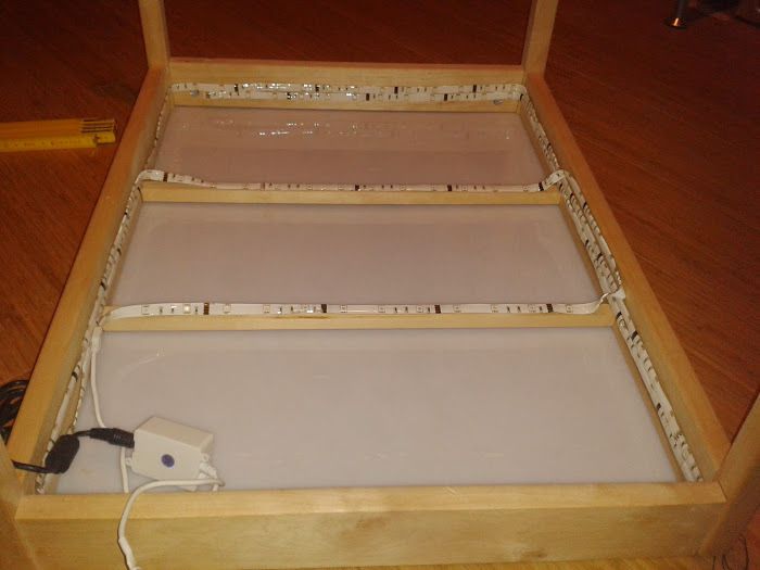 Table lumineuse - Création d'une micro-crèche Montessori