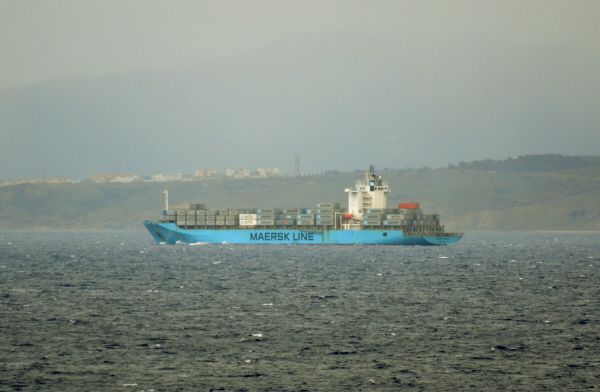 Le Maersk Palermo à Gibraltar