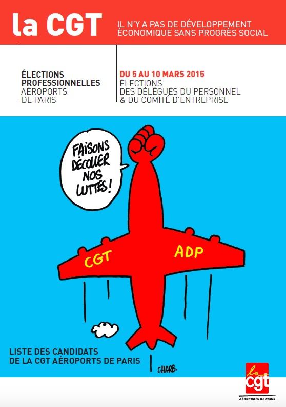  Elections CE - DP 2015  : profession de foi de la CGT d'ADP