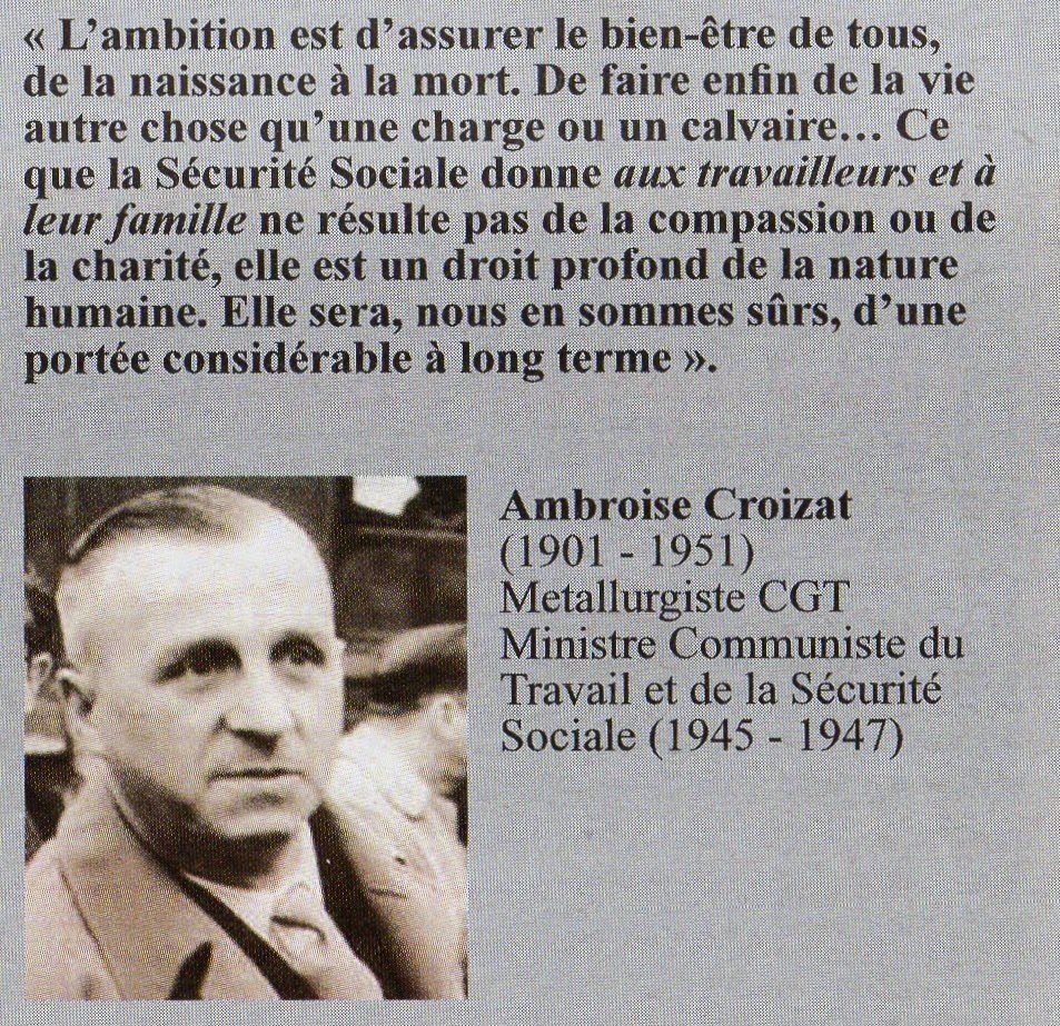 Hommage à Ambroise CROIZAT Le blog de la CGT d�Aéroports Hommage à Ambroise CROIZAT Le blog de la CGT d�Aéroports