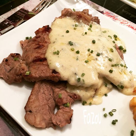 Steak sauce roquefort et frites 🍟 - Les délices de Fazou