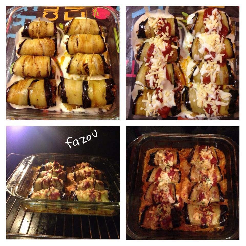 Gratin d'aubergine farcie Les délices de Fazou