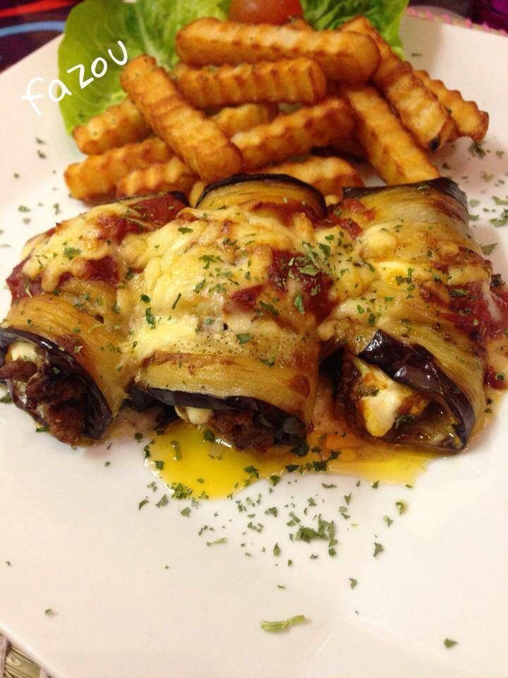 Gratin d'aubergine farcie Les délices de Fazou