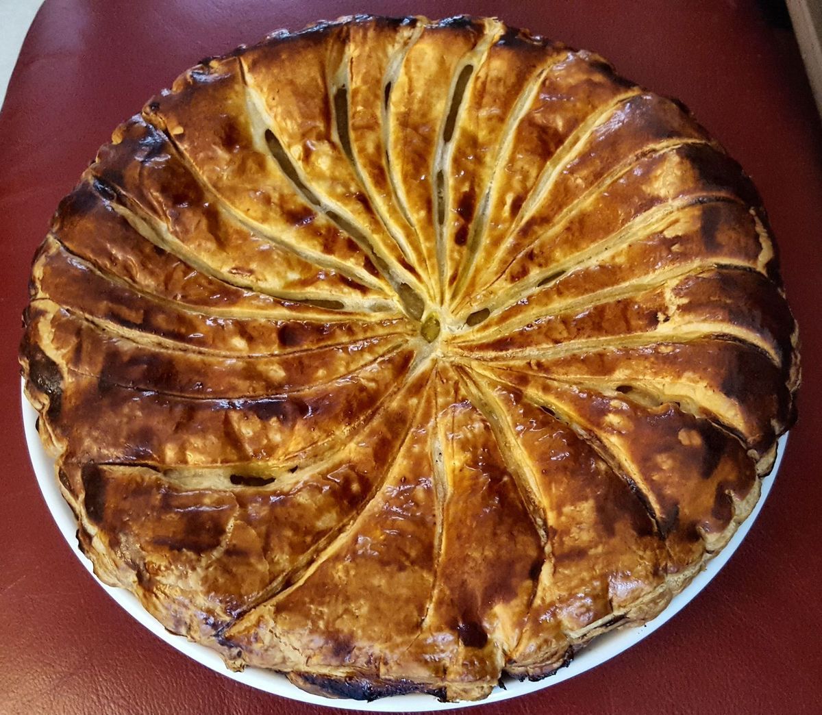 GALETTE COMPOTE DE POMMES MORCEAUX cuisine ALLEGRE de Christian