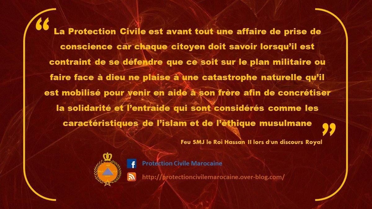 Citation Du Jour La Protection Civile Marocaine