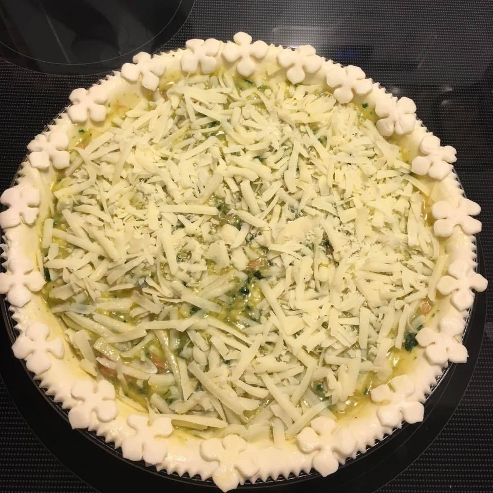 Tarte feuilletée au poulet