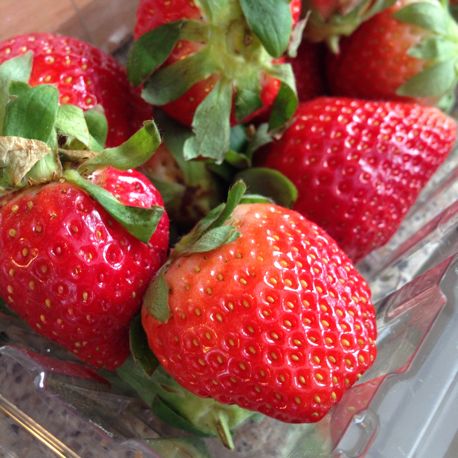 Coulis de fraises au sirop d'érable