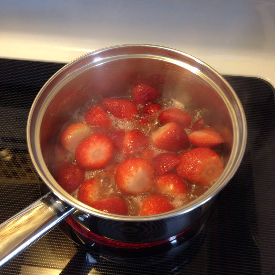 Coulis de fraises au sirop d'érable 