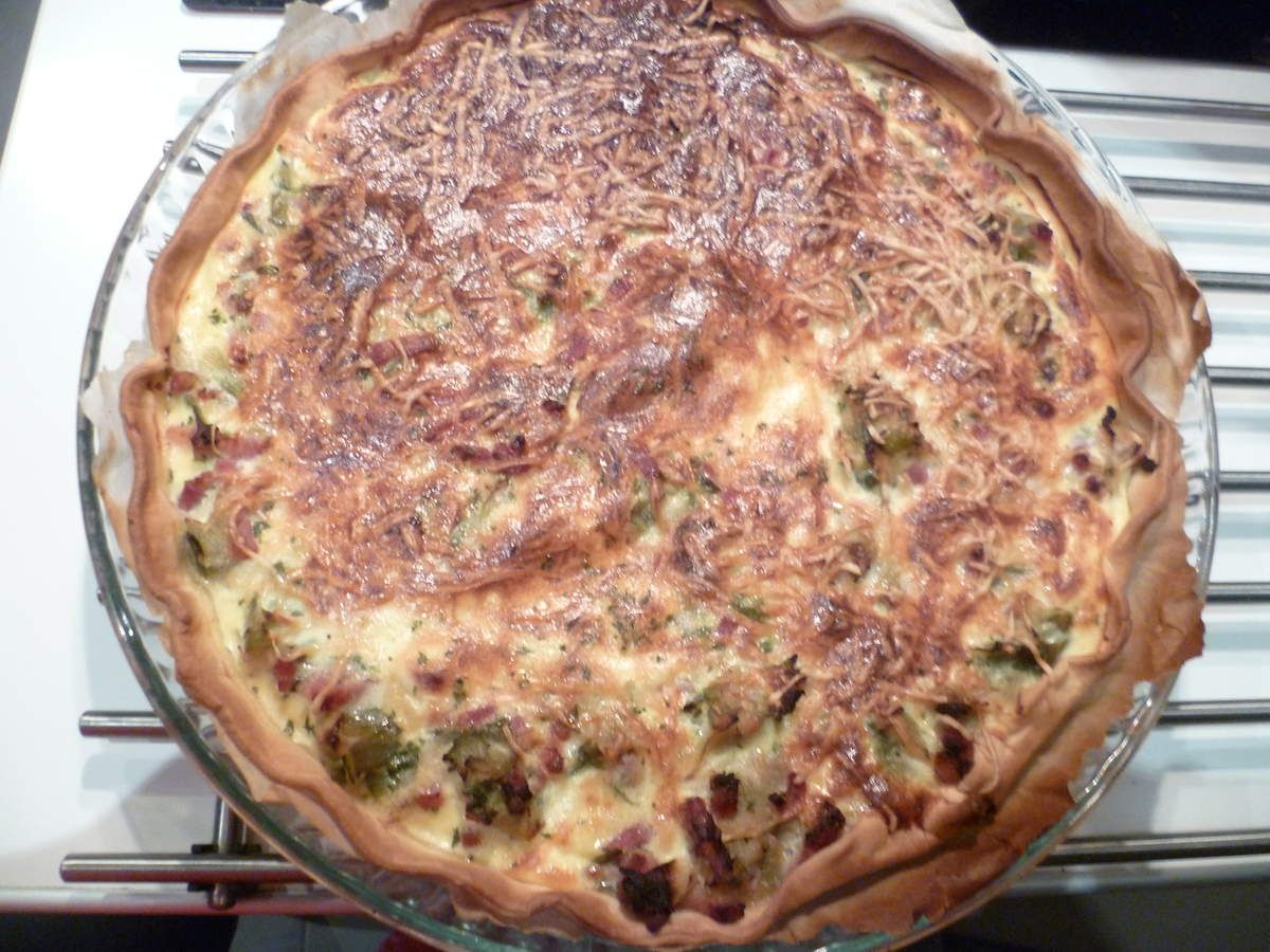 Tarte poireaux et lardons Dans la cuisine de jess