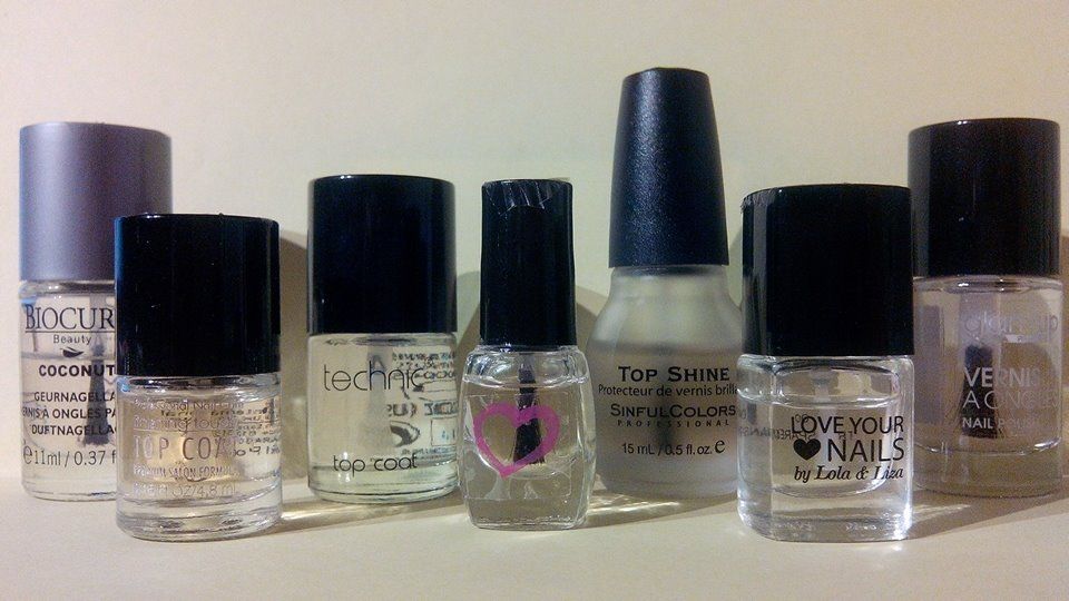 Le top coat! Le nail art, plus qu