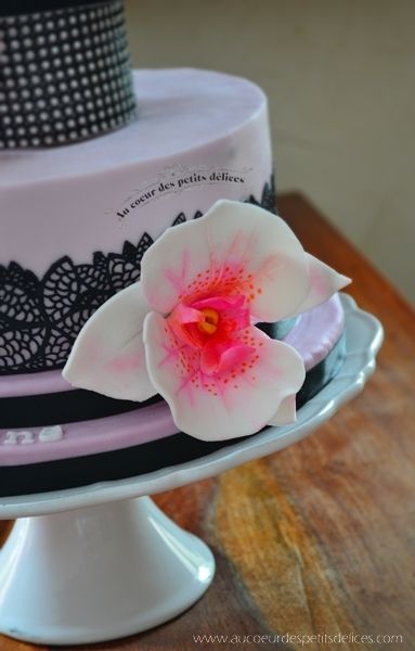 Gateau D Anniversaire Esprit Boudoir Au Coeur Des Petits Delices